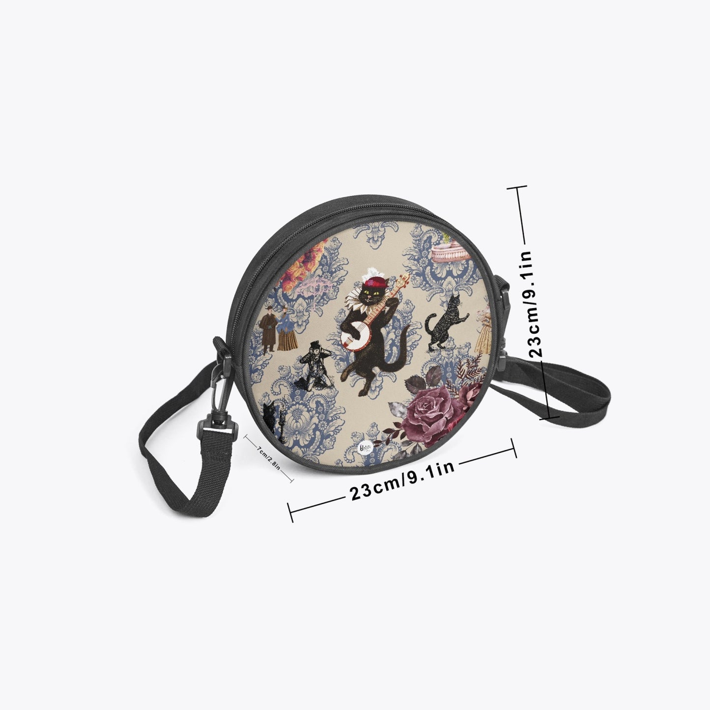 KAKOFONIX cat - Round Satchel Bag