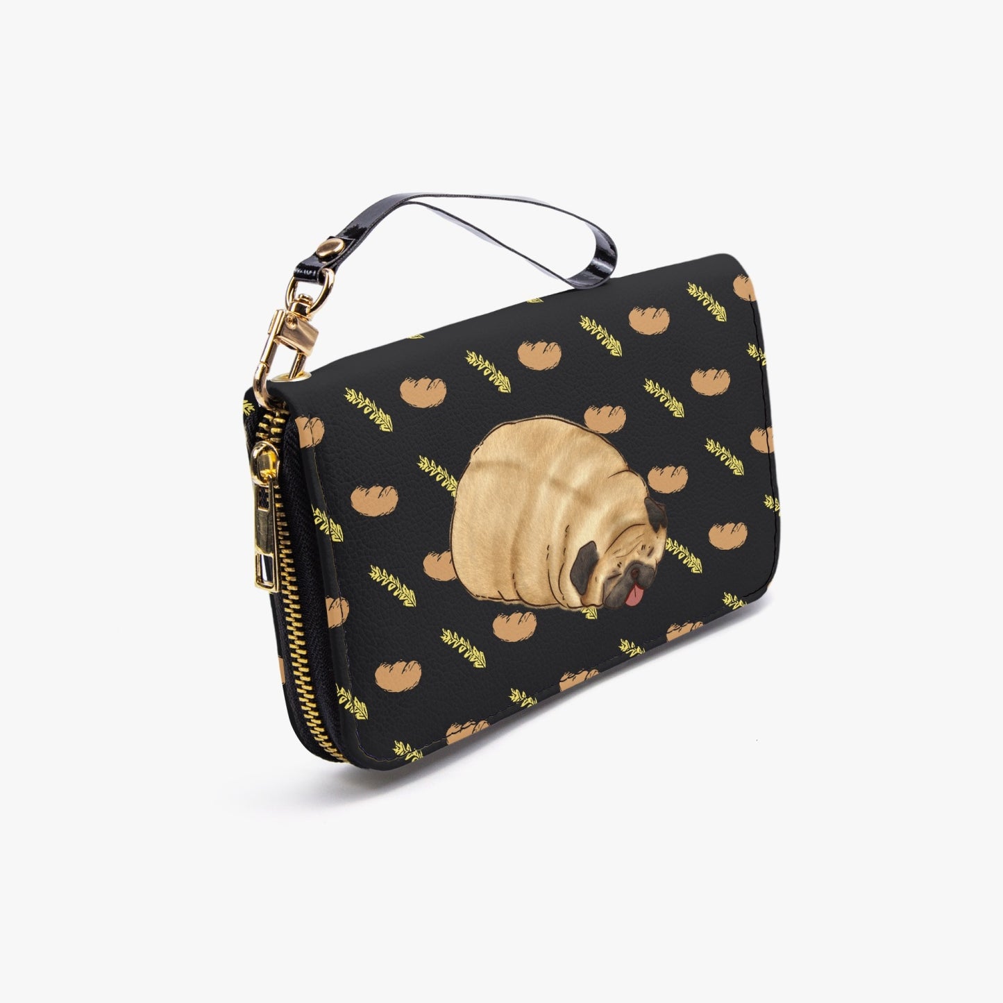 Pug loaf Zipper Wallet