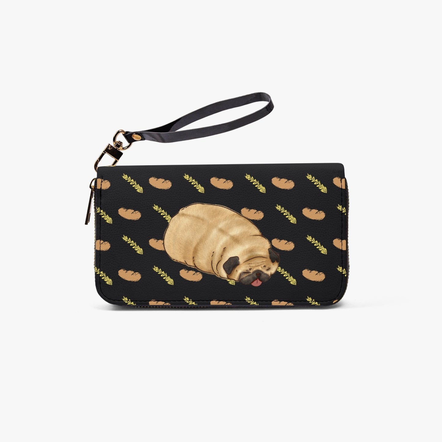 Pug loaf Zipper Wallet