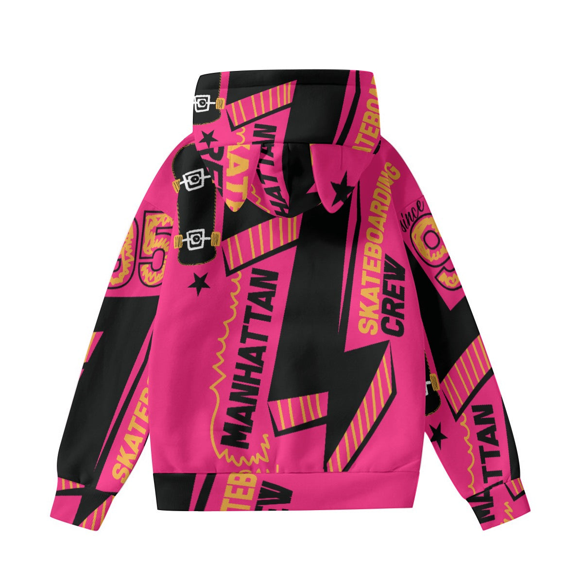 THUN-DER | All-Over Print Women’s Hoodie With Decorative Ears