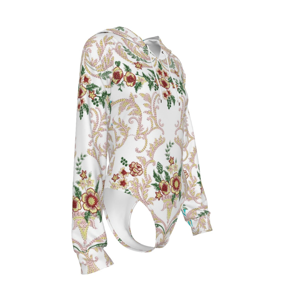 Not Christmas (?) All-Over Print Women's Raglan Sleeve Hooded Bodysuit