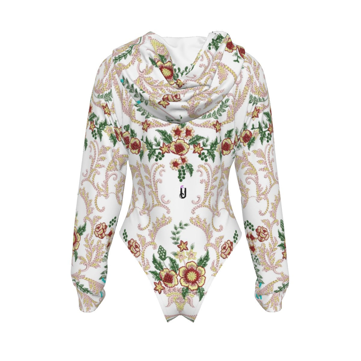 Not Christmas (?) All-Over Print Women's Raglan Sleeve Hooded Bodysuit