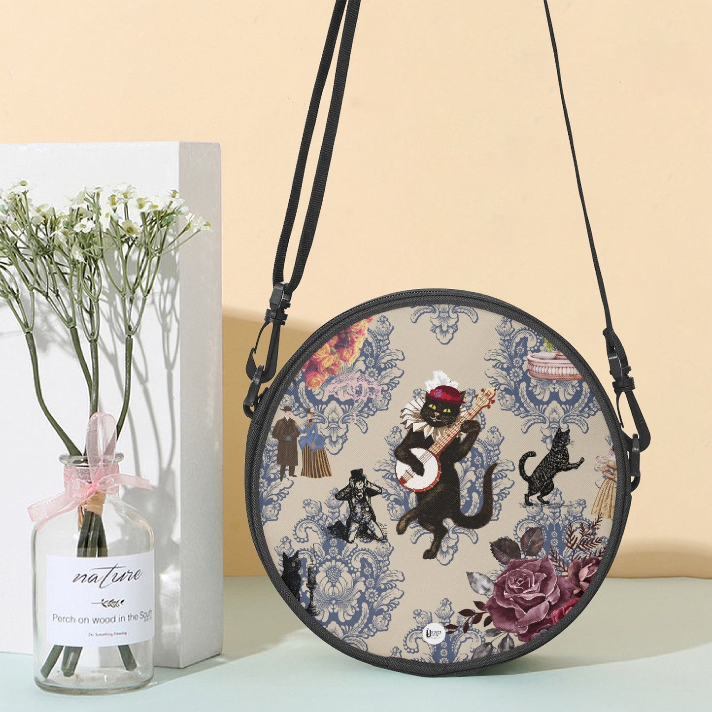 KAKOFONIX cat - Round Satchel Bag