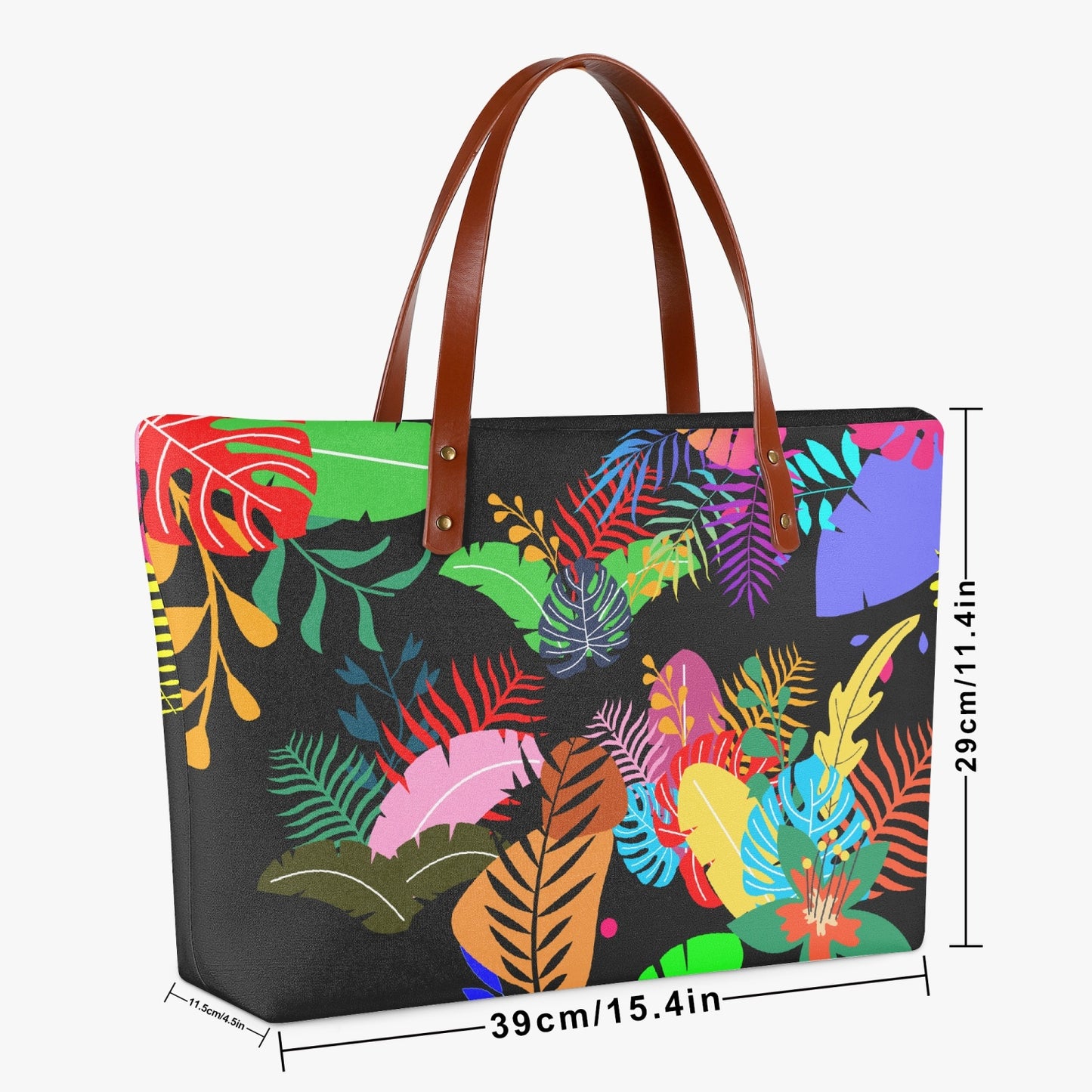 Summer jungle beach colorful nature design. Classic Diving Cloth Tote Bag