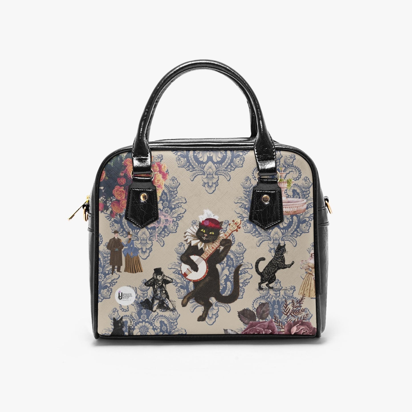 KAKOFONIX cat Leather Saddle Bag
