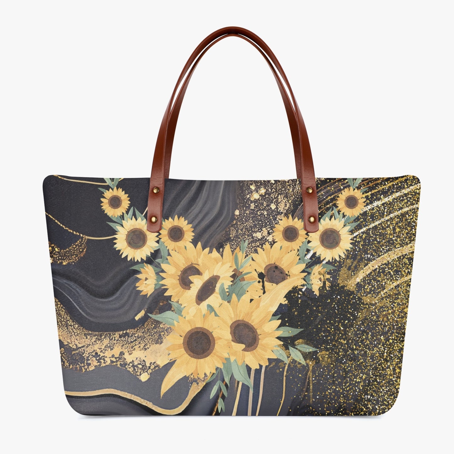 Sunflowers and glitter. Classic Diving Cloth Tote Bag