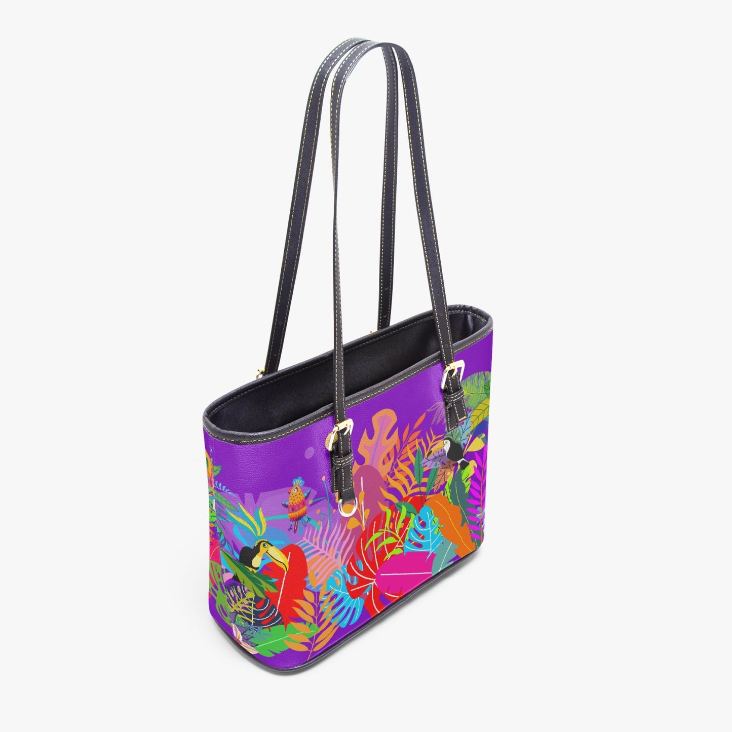 Ta tsonia ths zouglas - Medium Leather Tote Bag for Women