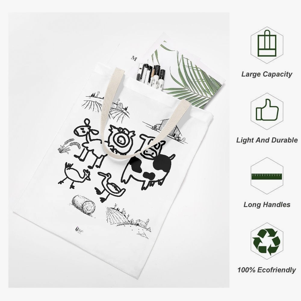 CANVAS Tote Bag - the farm