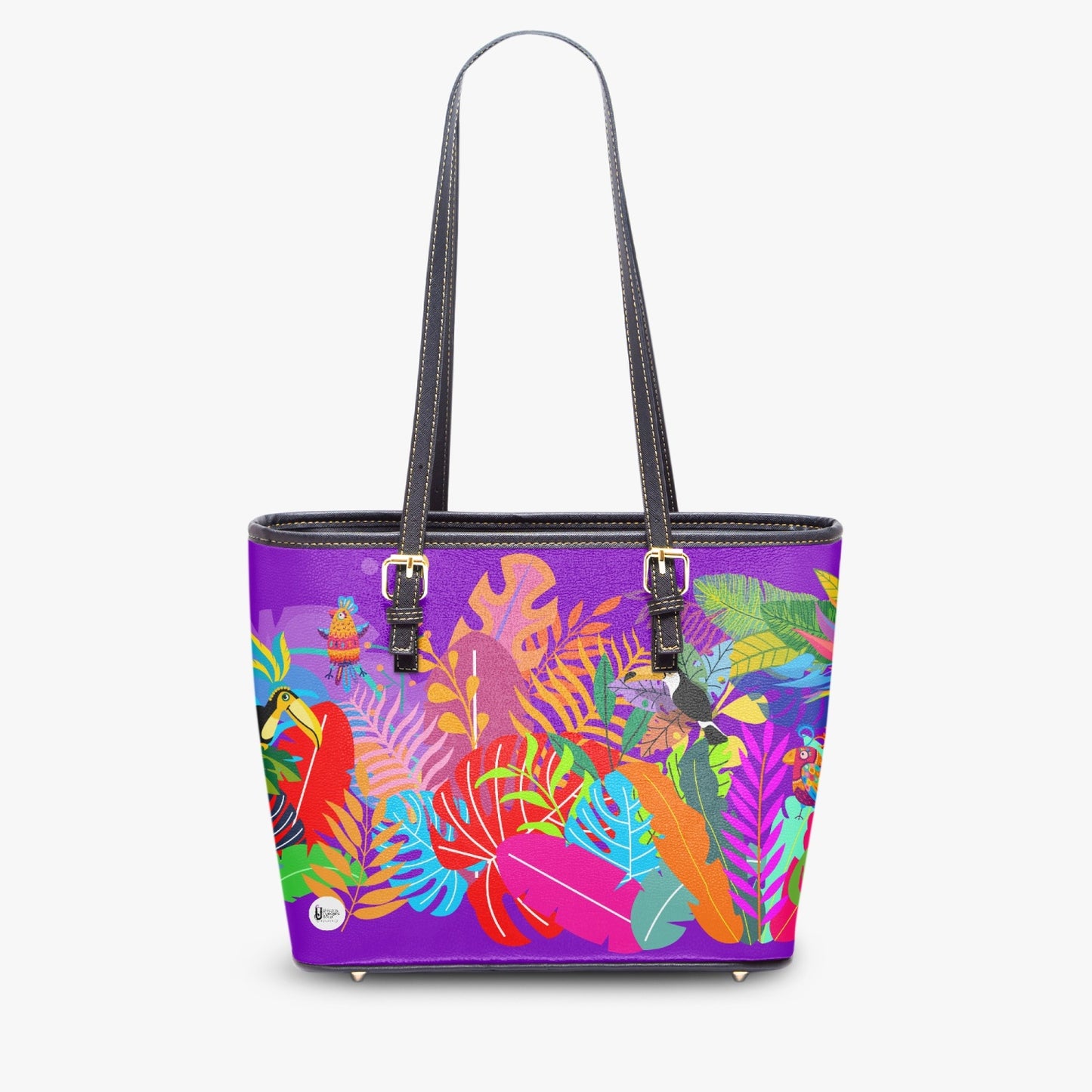 Ta tsonia ths zouglas - Medium Leather Tote Bag for Women