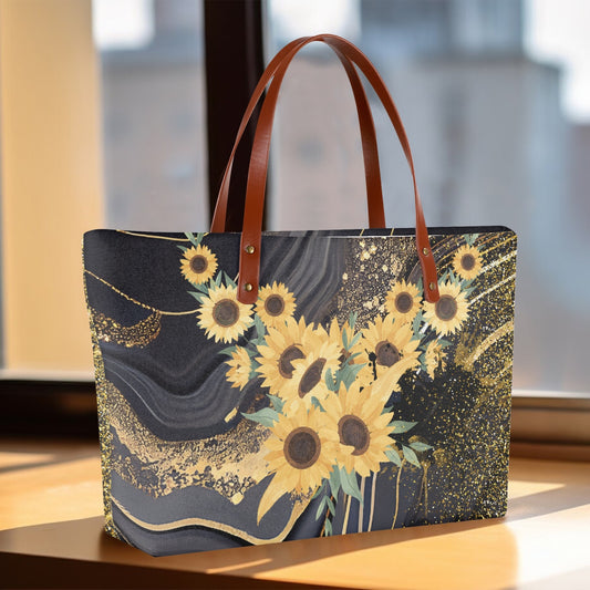 Sunflowers and glitter. Classic Diving Cloth Tote Bag