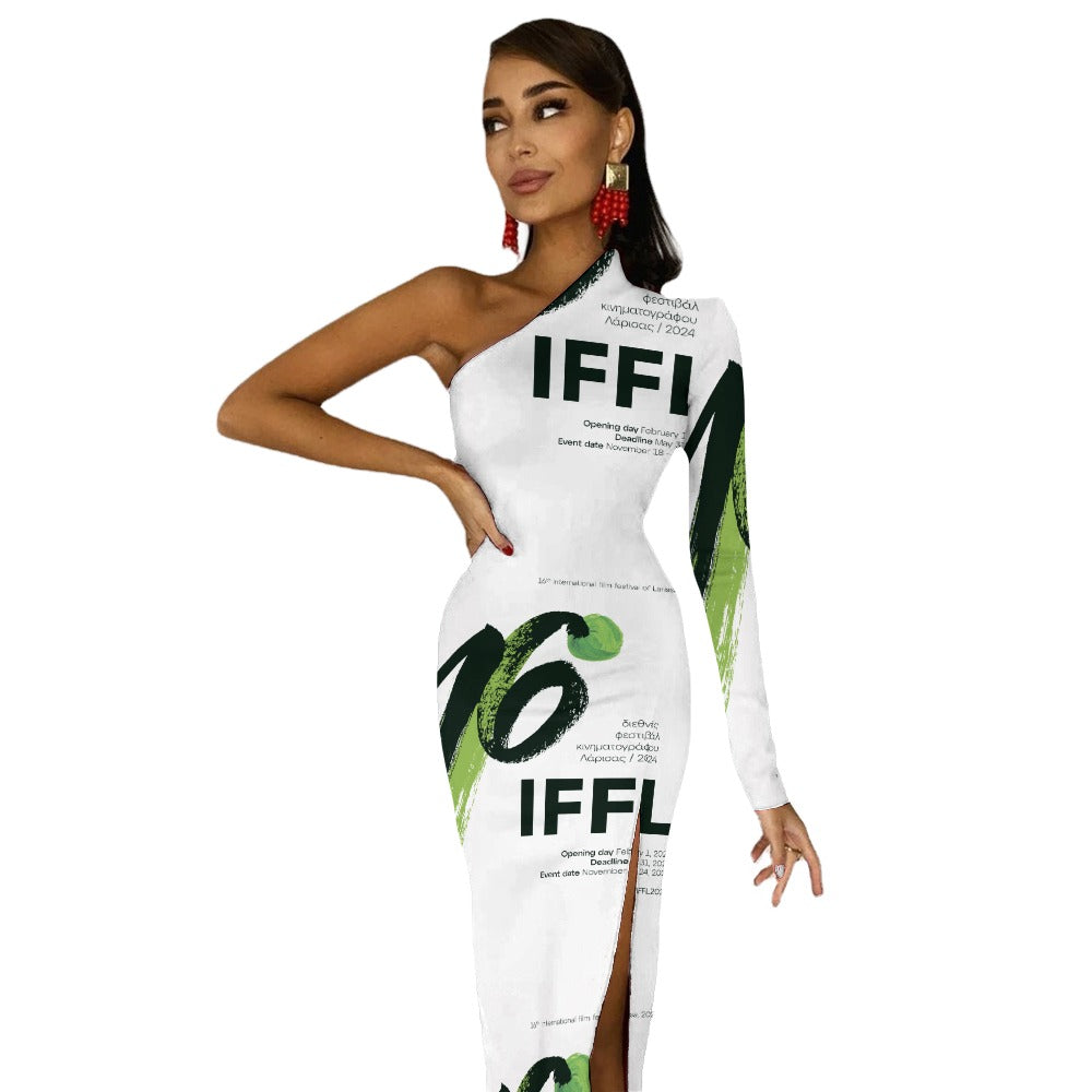 IFFL 2024 Half Sleeve Slit Dress