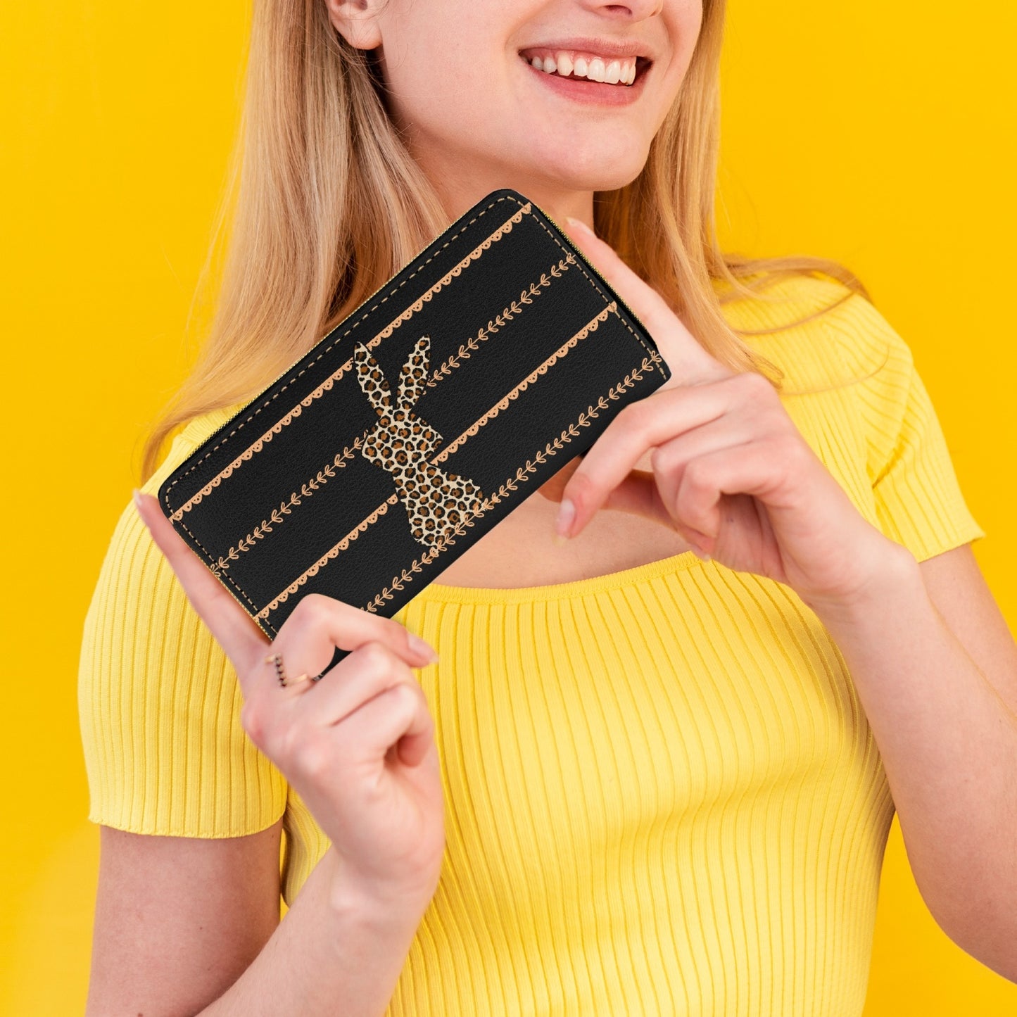 Easter Bunny 1 - Long Type Zipper Purse