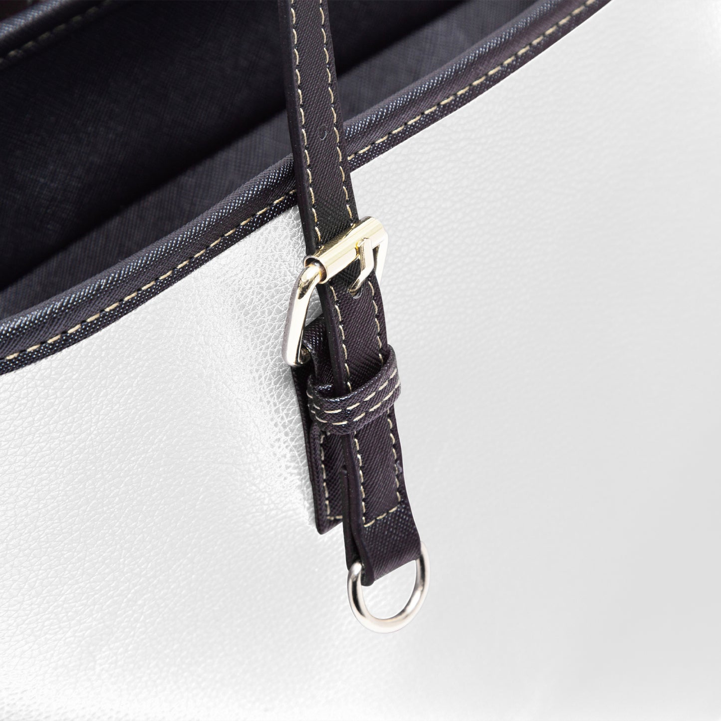 Ta tsonia ths zouglas - Medium Leather Tote Bag for Women