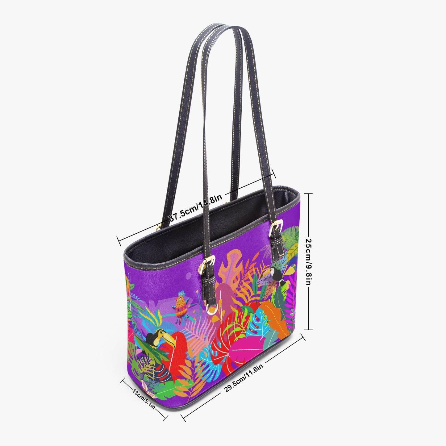 Ta tsonia ths zouglas - Medium Leather Tote Bag for Women