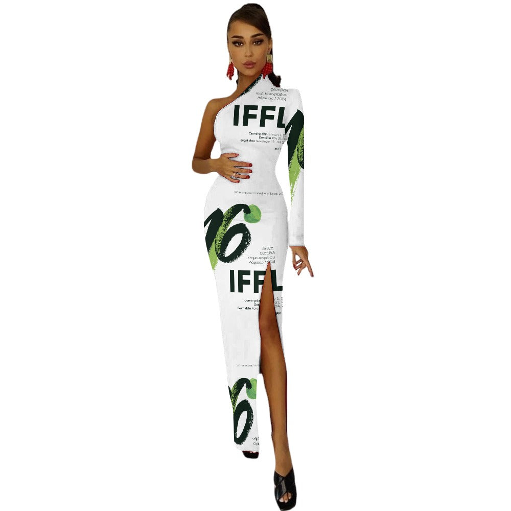 IFFL 2024 Half Sleeve Slit Dress