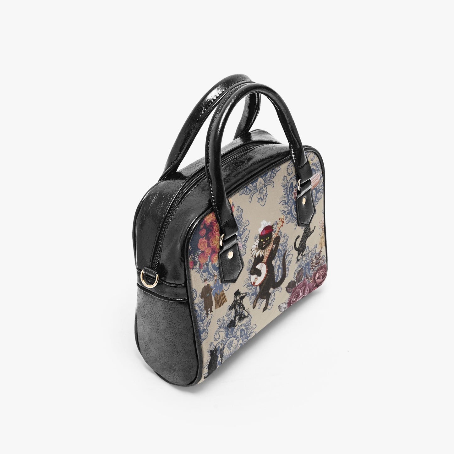 KAKOFONIX cat Leather Saddle Bag