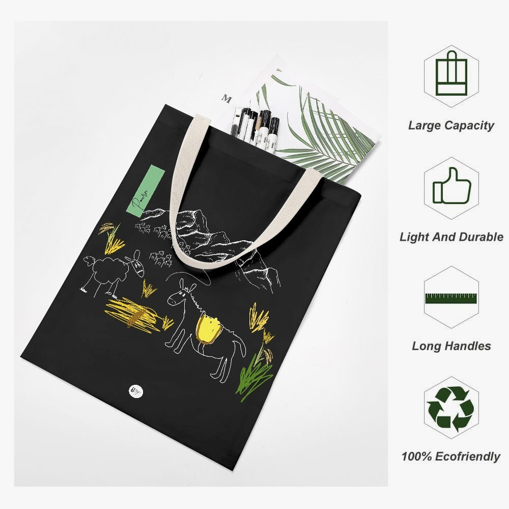CANVAS Tote Bag - Chillin donkey