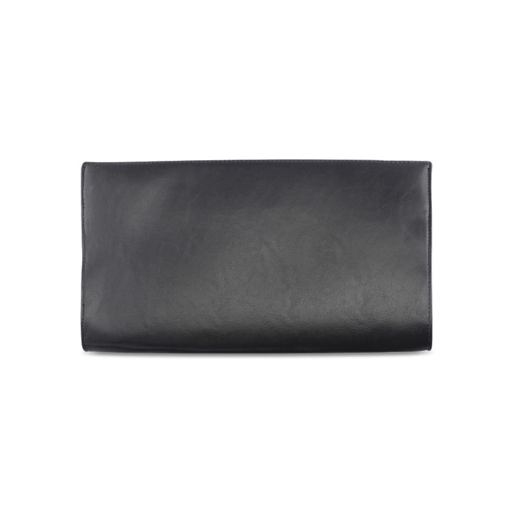 Paws & Roses: A Clutch Bag Fit for a Royal Pug, Adorned with Delicate Floral Embellishments