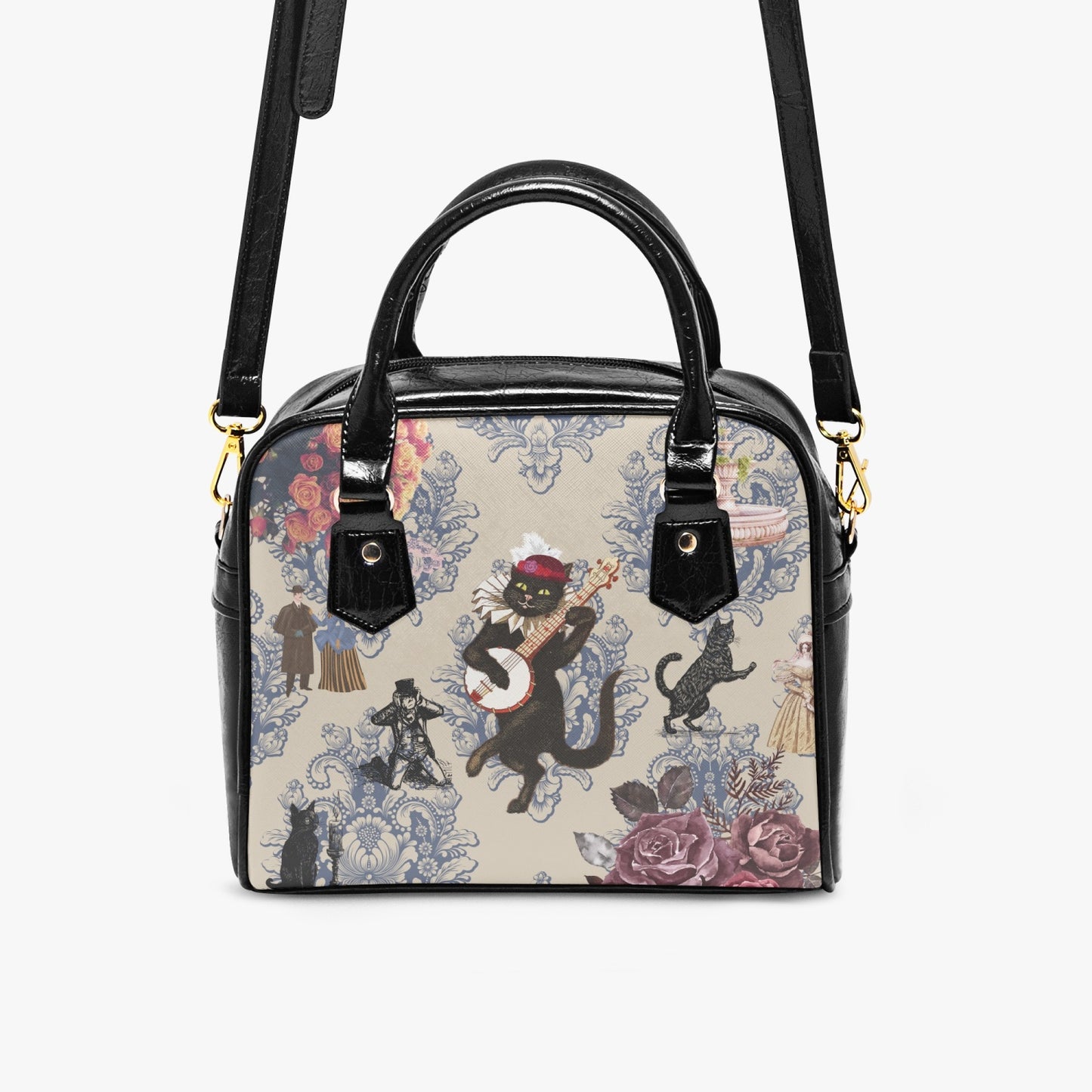 KAKOFONIX cat Leather Saddle Bag
