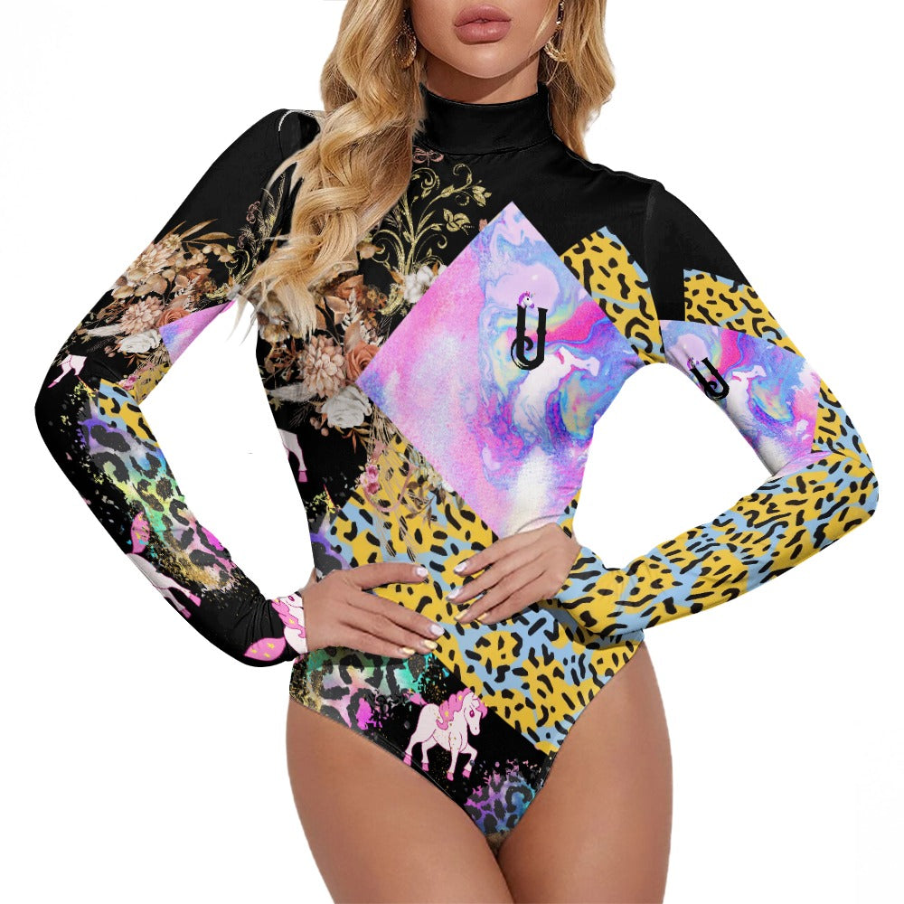 Women's Turtleneck Long Sleeve Bodysuit
