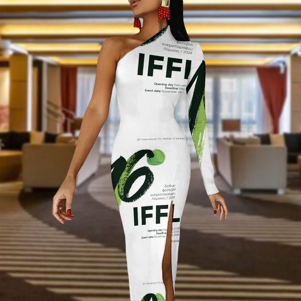 IFFL 2024 Half Sleeve Slit Dress