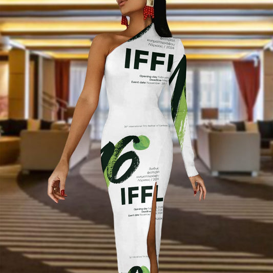 IFFL 2024 Half Sleeve Slit Dress