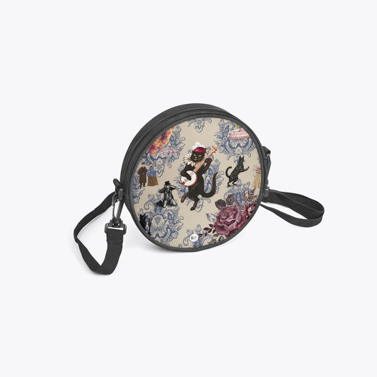 KAKOFONIX cat -  Round Satchel Bag