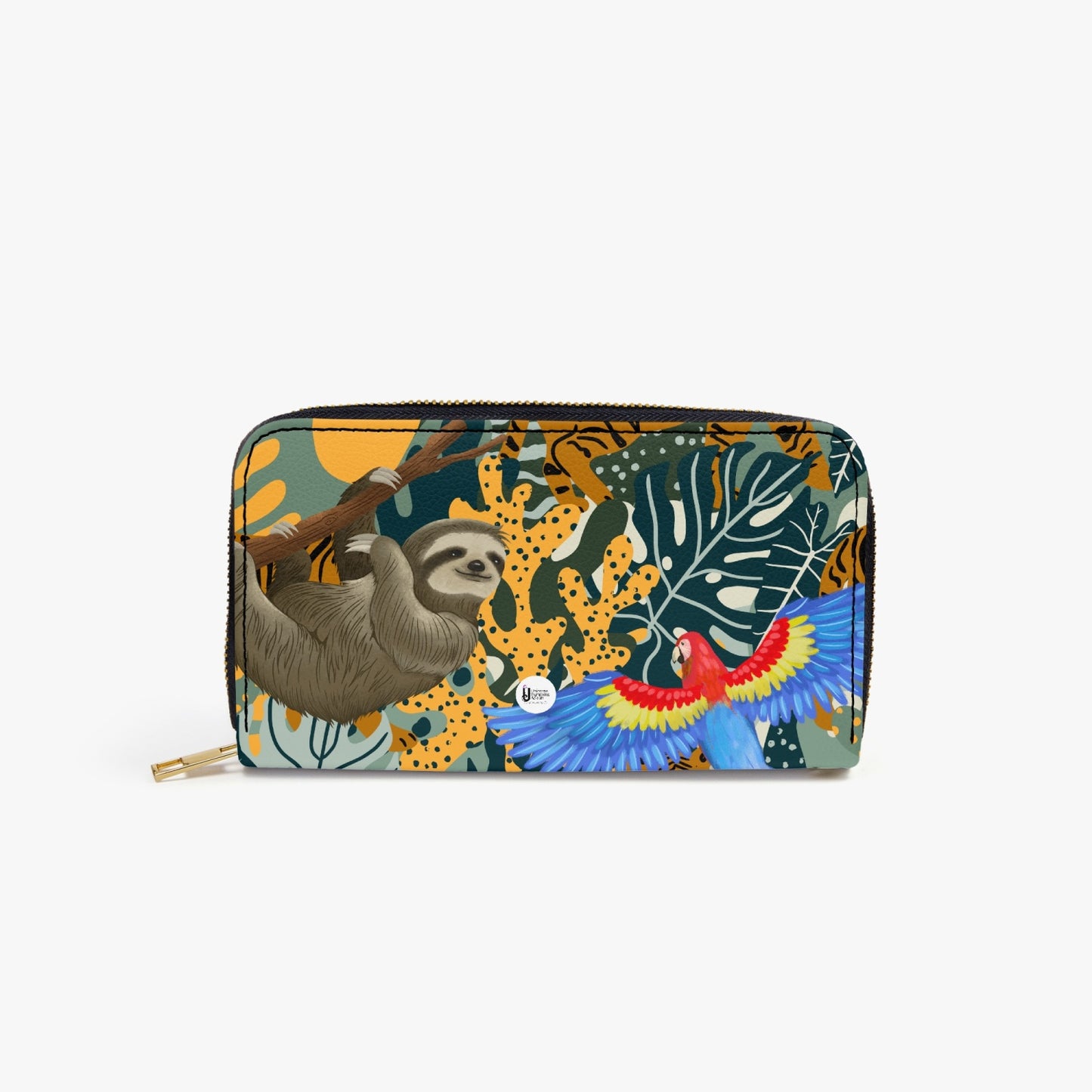 color jungle Zipper Wallet