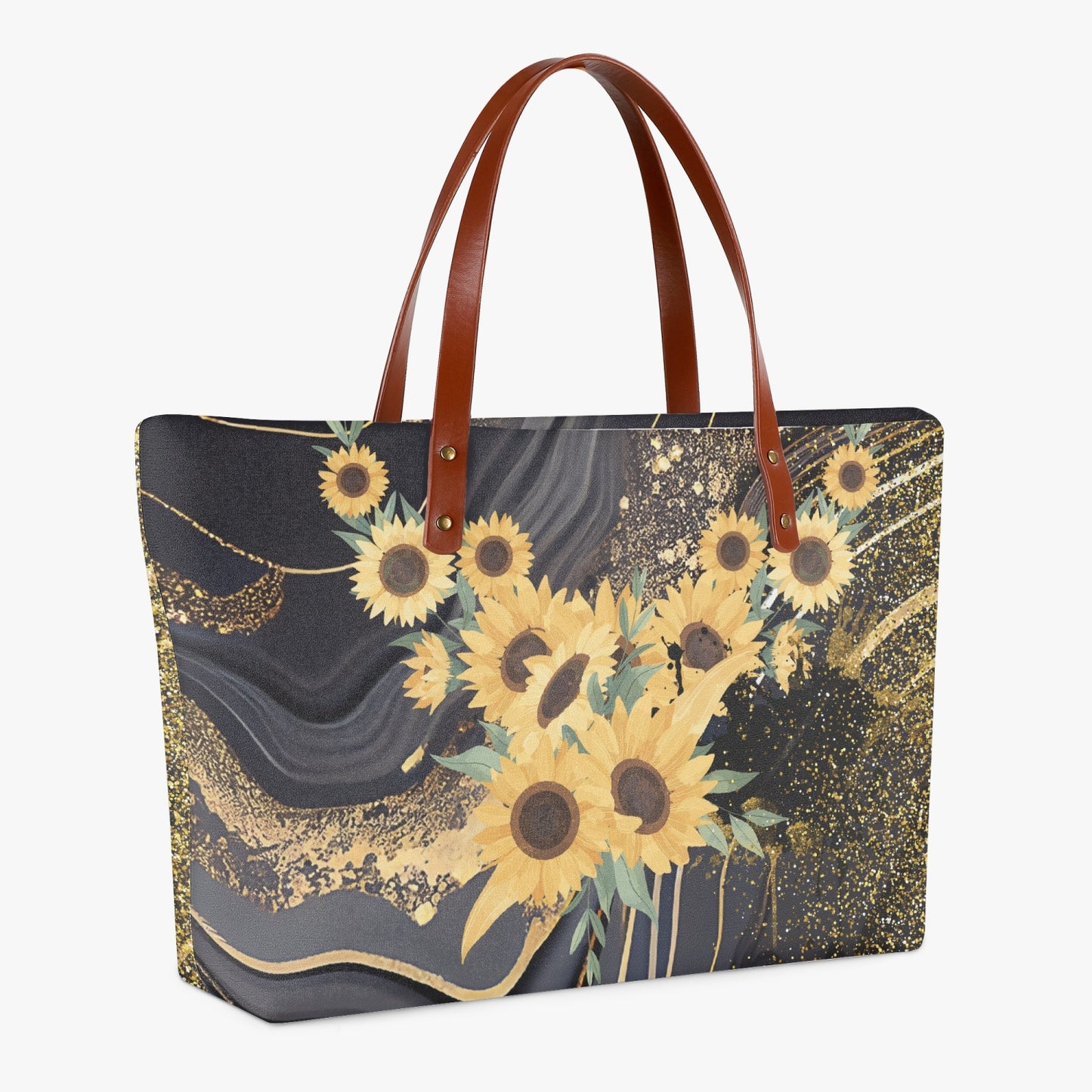 Sunflowers and glitter. Classic Diving Cloth Tote Bag