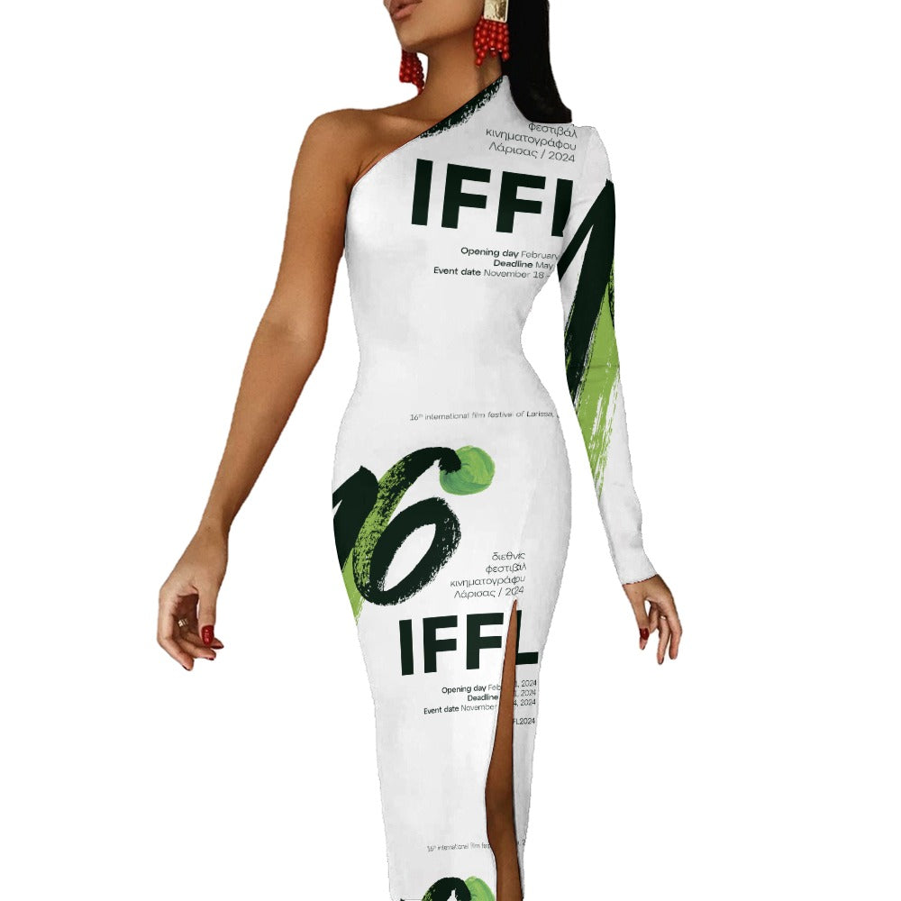 IFFL 2024 Half Sleeve Slit Dress