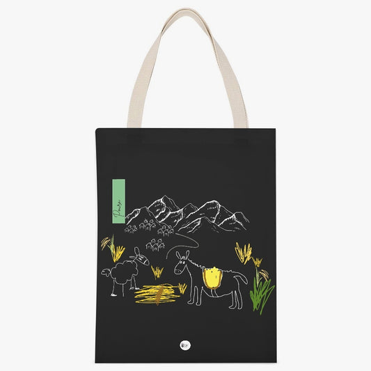 CANVAS Tote Bag - Chillin donkey