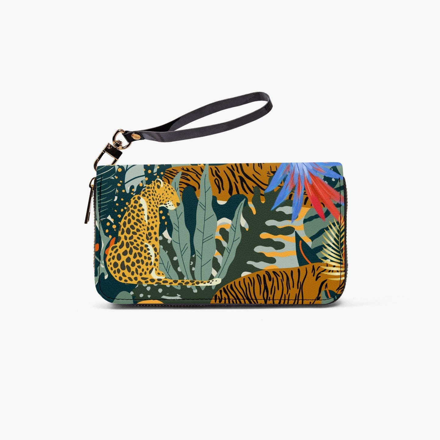 color jungle Zipper Wallet