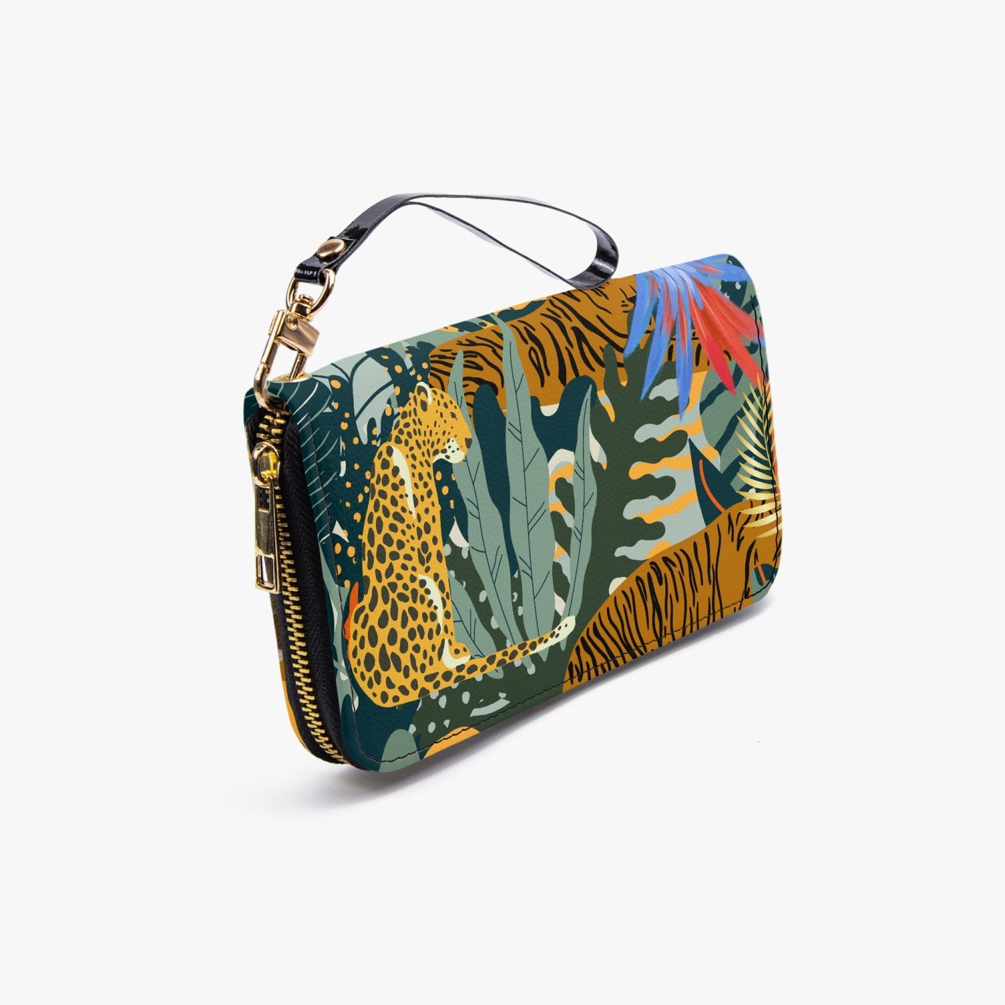 color jungle Zipper Wallet